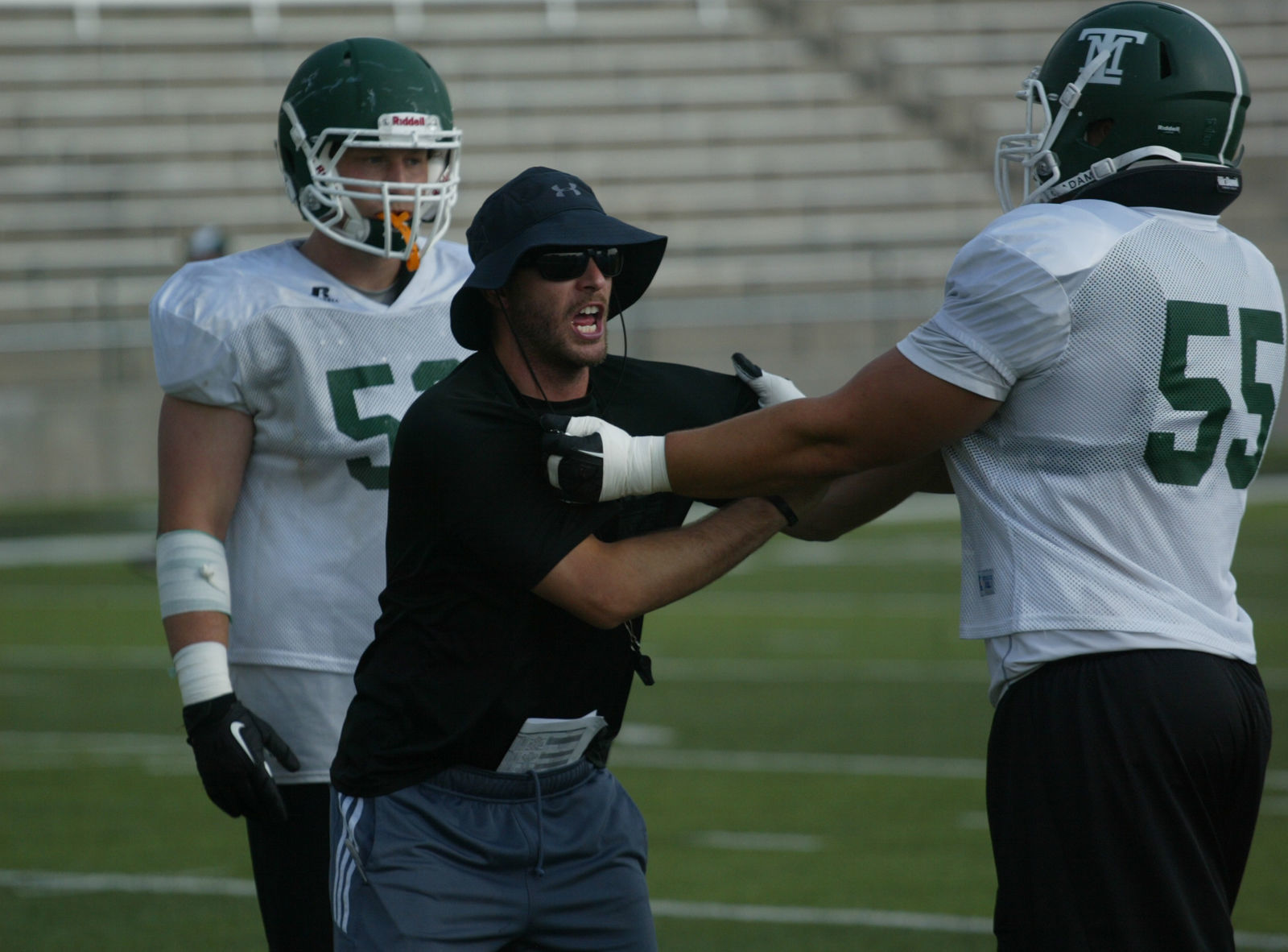 Montana Tech defensive coordinator B.J. Campbell (copy)
